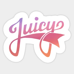 Juicy Festival with Backprint Sticker